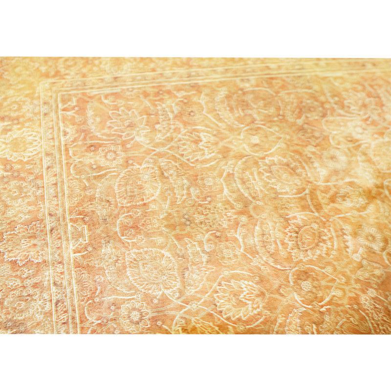 High-Quality Hand-Knotted Rust Area Rug
