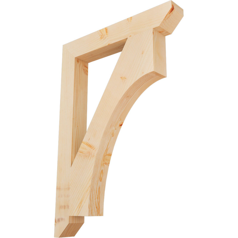 Support en bois Westlake, Sapin de Douglas, H 40 po x l 3,5 po x P 28 po