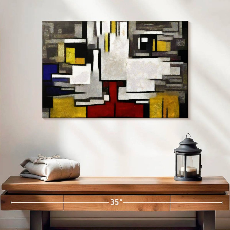 Avery, animal abstrait, H 16 po x l 24 po