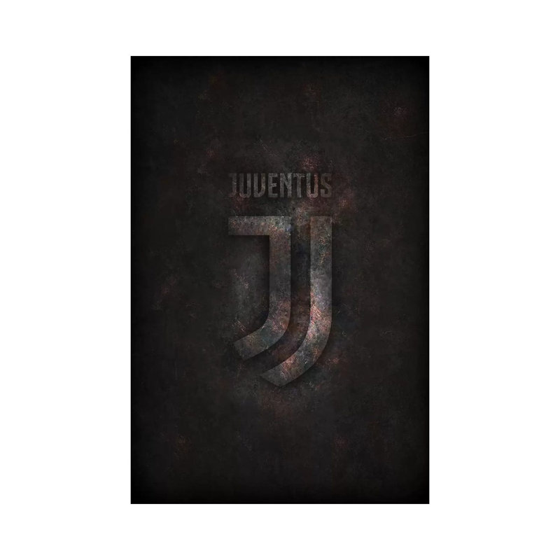 Juventus par Durro Art - Toile tendue avec châssis, estampe numérique sur toile tendue, H 26 po x l 18 po x 1,5 po