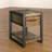 Crysta Solid Wood Top End Table with Storage