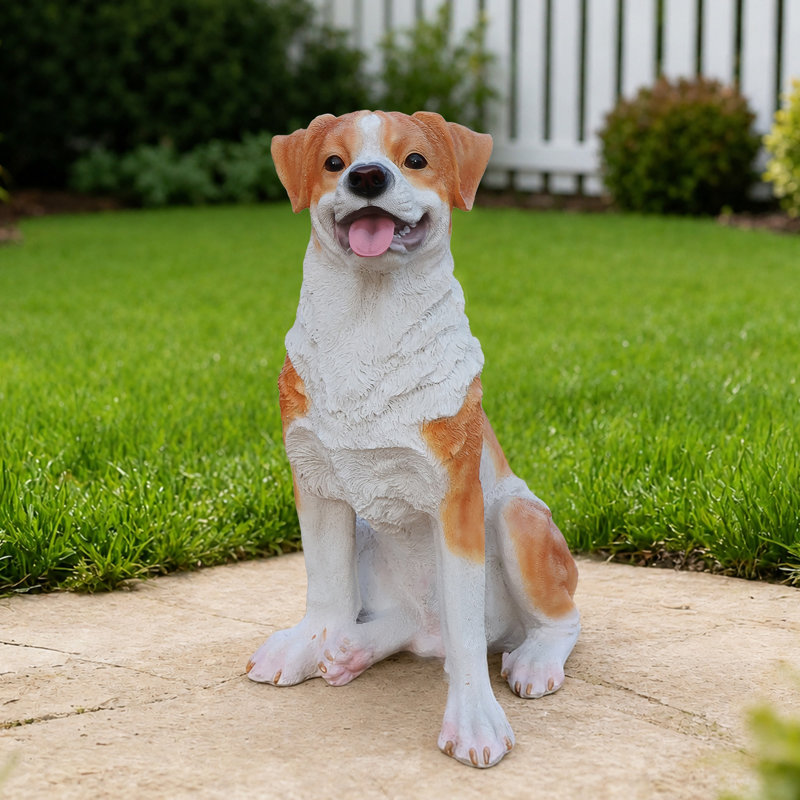 Lifelike Hound Dog Statue
