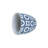 Blue and White Flower Pattern Round Tapered Tall Mgo Planter, Indoor and Outdoor-1291032975