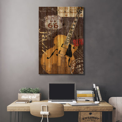Chi-Town par Keith Mallett - impression sur bois sans cadre