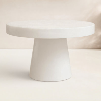 Prevelly Modern Concrete Round Coffee Table