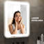 Miroir de salle de bain pour salle de bain avec 36 x 28, intensité variable 3 couleurs, brouillard, fonction de mémoire, maquillage pour évier à fixation murale 36 x 28, intensité variable, couleurs-1646994130
