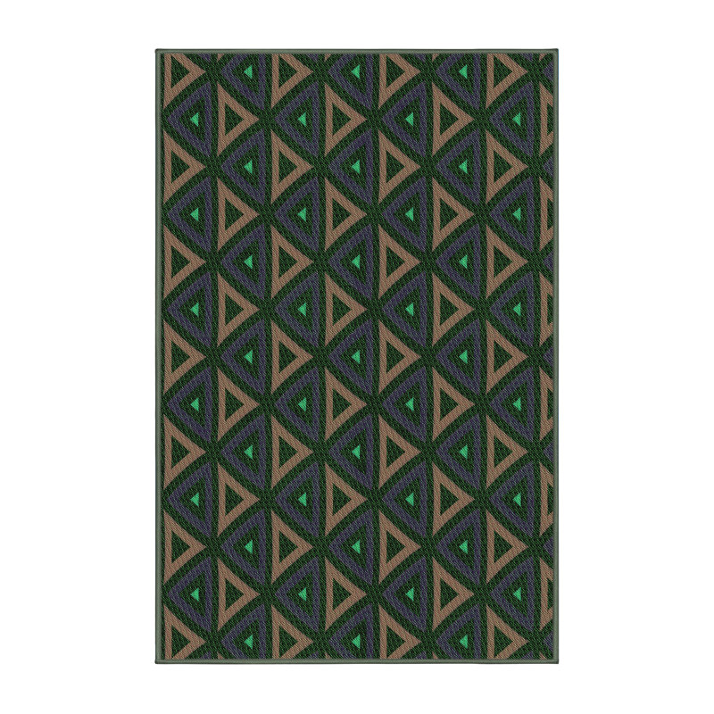 Geometric Indoor Rug, Rectangle 8' x 10'