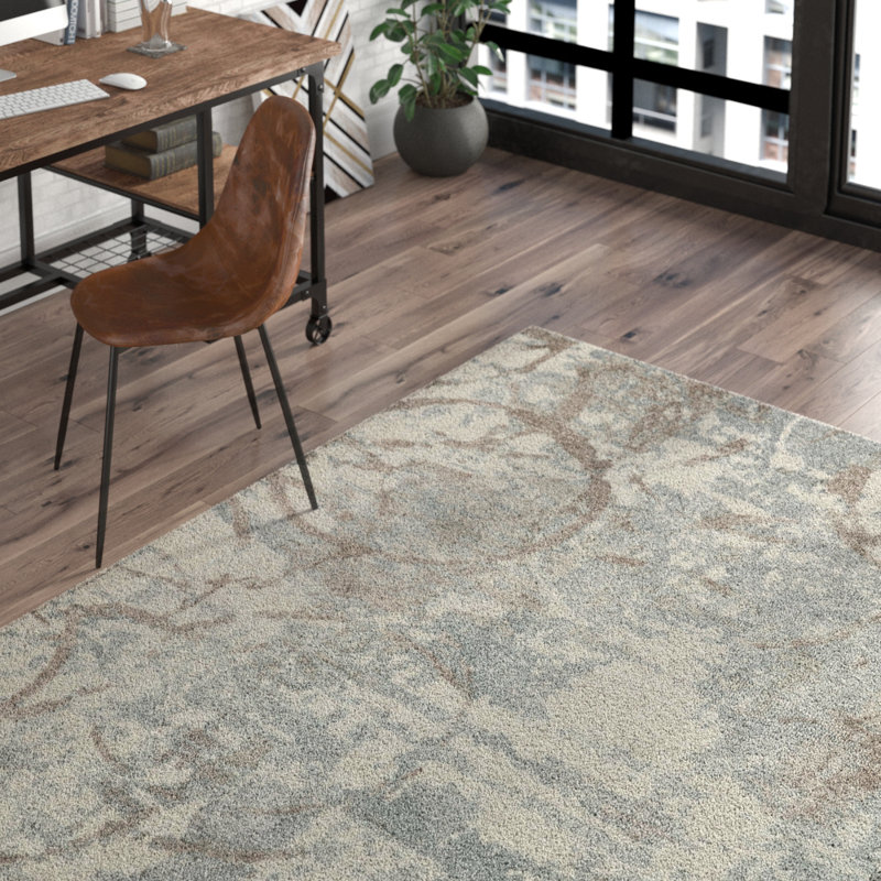Mamedov Wool Abstract Indoor Rug, Rectangle 5' x 7'6"