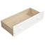 Lit de jour simple en bois avec 2 tiroirs, canapé-lit