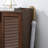 Modern Nut-Brown Solid Wood Shoe Storage