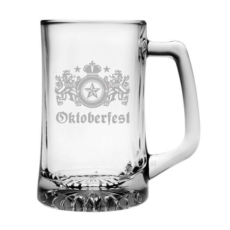 Grande tasse à bière en verre 25 oz oktoberfest jumbo