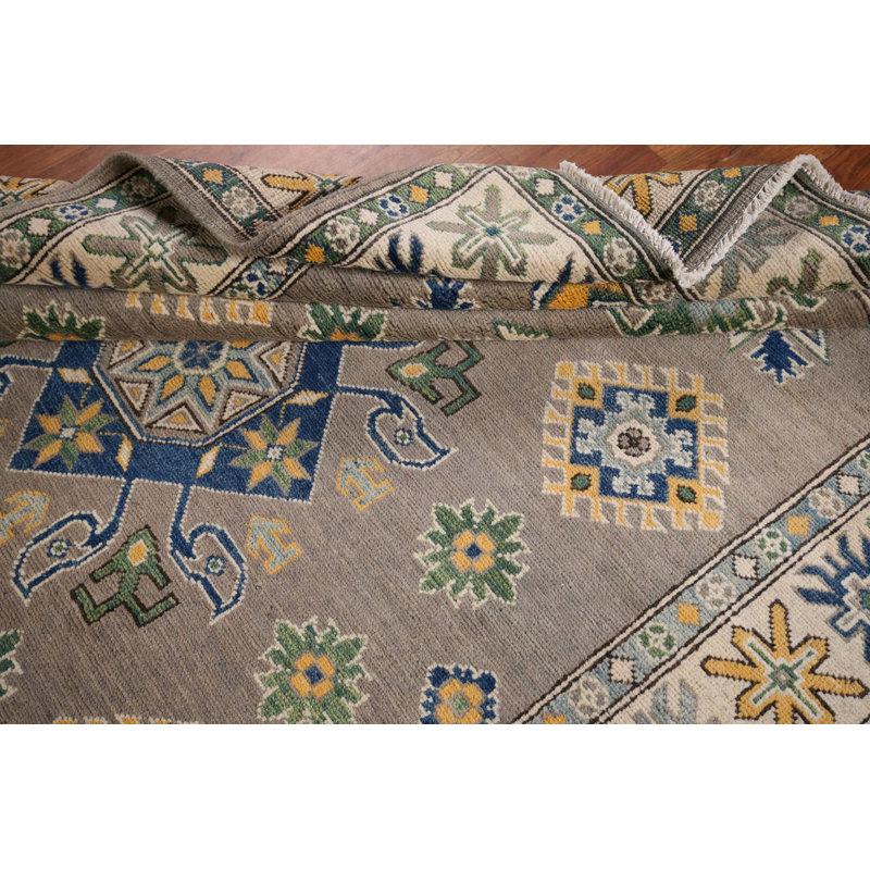 Tapis oriental géométrique Kazak 5