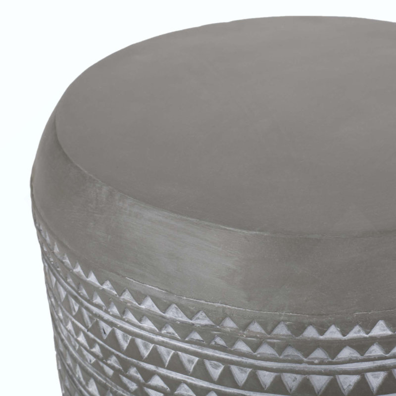 Table d'appoint d'extérieur en béton léger