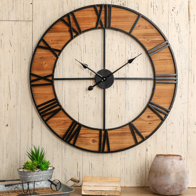 Très grande horloge murale 29,92 po Jefferson Creek
