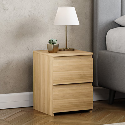 Cunha 29.5cm W Manufactured Wood Bedside Table