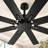 65" 8-Blade Ceiling Fan with Remote Control, 5 Speeds & Reversible Motor