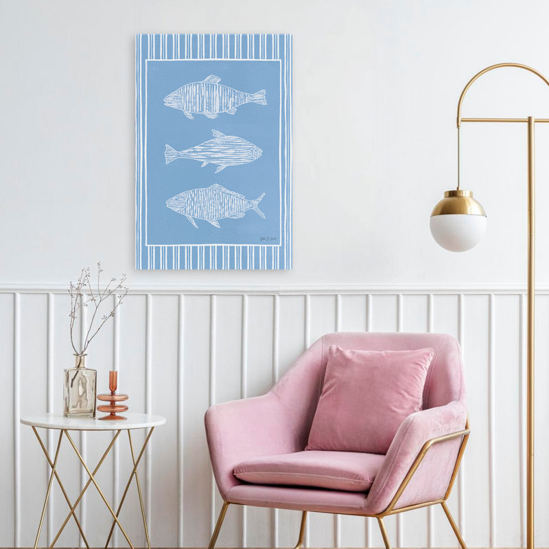 Beachy And Nautical Cape Cod Fish II, 24" H x 16" W