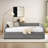 Modern Upholstered Daybed with Two Storage Drawers and Channel-Tufted Backrest, queen Size-1799450039