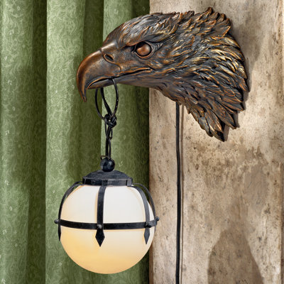 Enlightening Freedom Resin Plug-in Armed Sconce