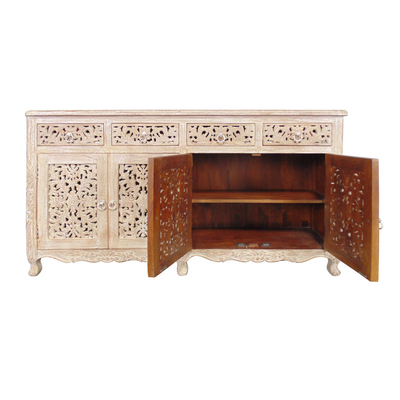 Vasquez 66'' Solid Wood Sideboard