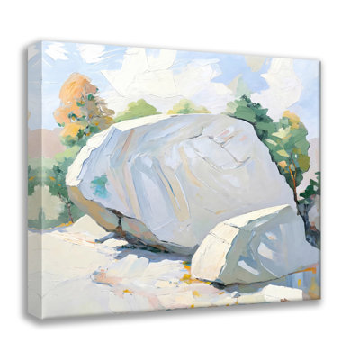 Two-Boulders  Giclee on Gallery Wrapped Canvas