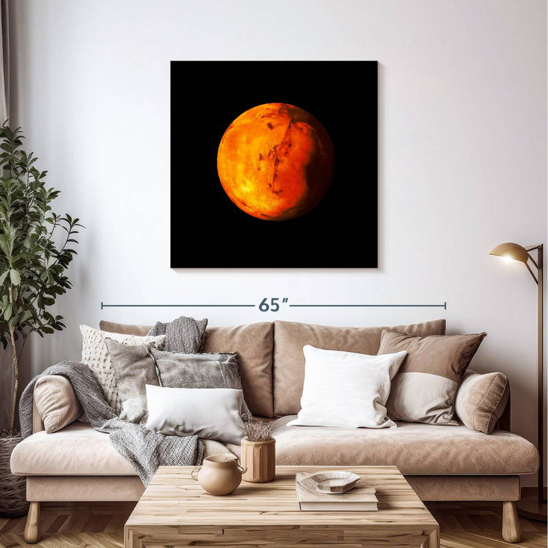 Oberle Mars Planet, 39" H x 39" W