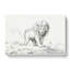 Lion by Jean Bernard - Wrapped Canvas Drawing - Wrapped Canvas-55365050