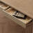 Burlywood + Beige + Black Rectangular Manufactured Wood + Carbon Steel with 3 drawers desk-2035839076