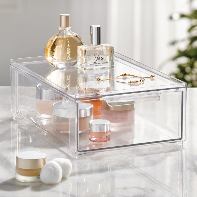 Stackable Storage Drawer - Pull-Out Sliding Storage Drawer for Kitchen or Pantry Organization