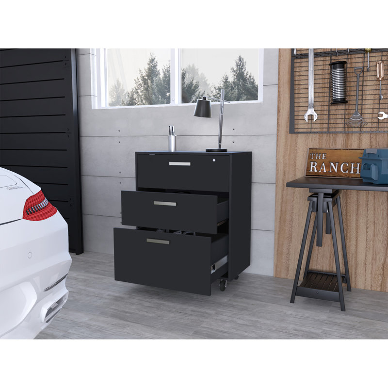 Armoire de rangement 3 tiroirs Modern