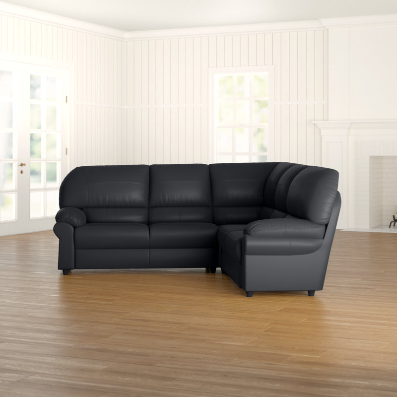 Orchard Lane 4 Seater Faux Leather Corner Sofa 