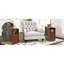 End Table with Drawers, Corner Table with Open Shelves, Tall Side Table for Bedroom and Corner