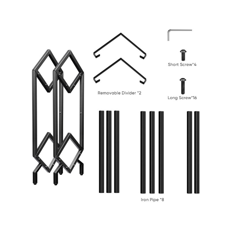 Metal 80.1cm H Media Shelves