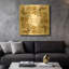 «Grateful Blessed Fall Wreath» par Cindy Jacobs, art mural en métal doré, 36 po x 36 po-1986946967