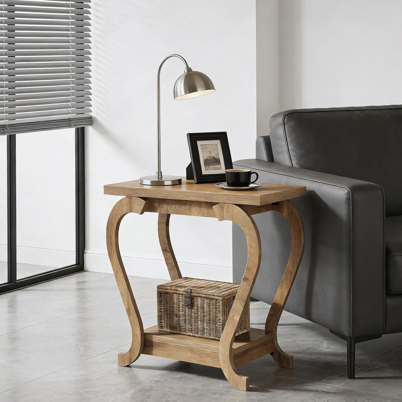 Table d'appoint moderne, table basse à 2 niveaux, table de bout