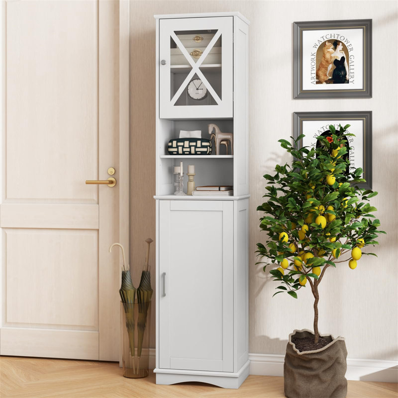 Noelia Freestanding Bathroom Cabinet, Marble