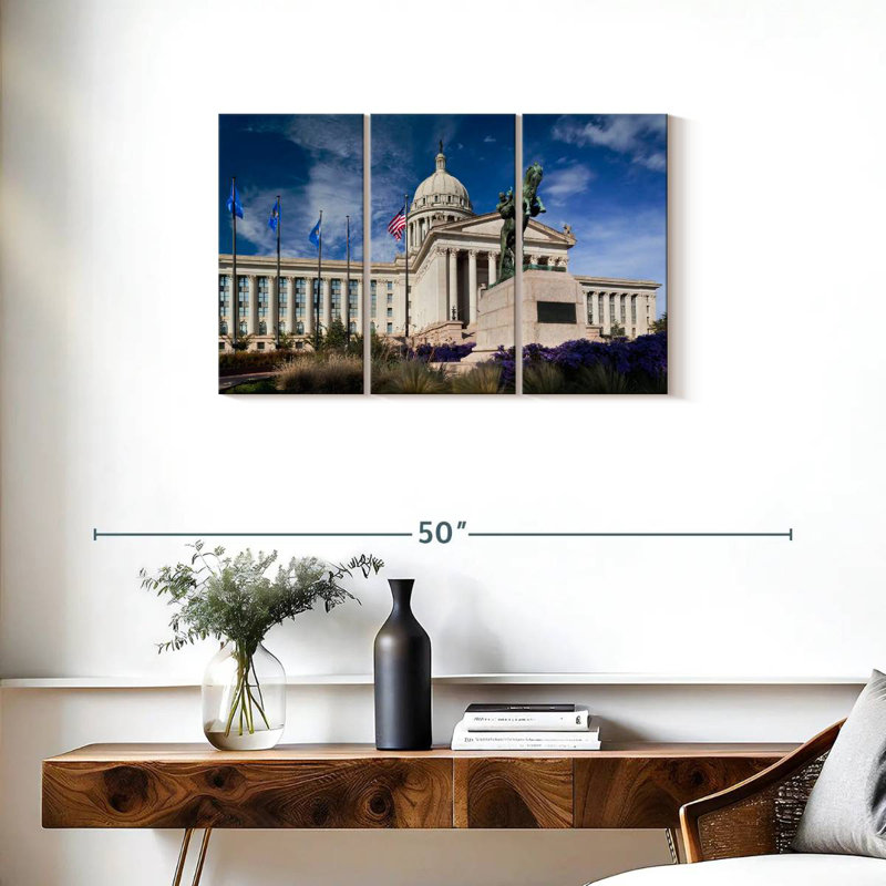 Rorry Oklahoma State Capitol, 20" H x 33" W