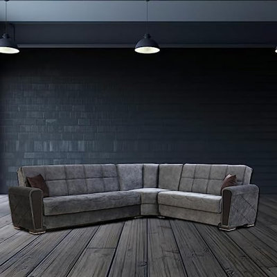 Sara Upholstered Sectional  Sofa