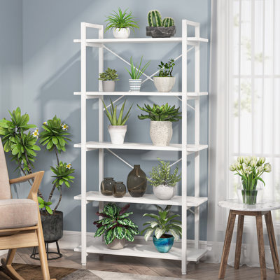 160cm H x 80cm W Steel Etagere Bookcase