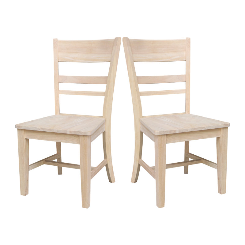 Chaise d'appoint en bois massif Mayores