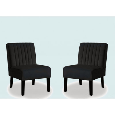Ensemble de 2 chaises d'appoint Mid Century