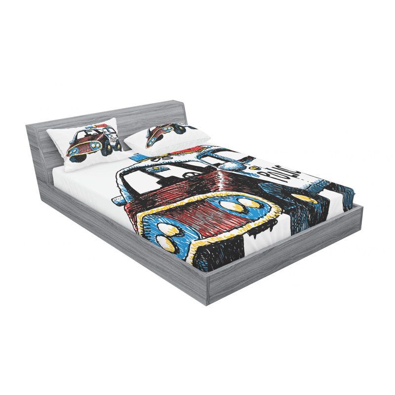Microfiber Sheet Set, Full Sheet Set with 2 Pillowcases