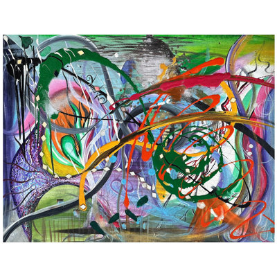 «Whole New World», peinture abstraite | Acrylique sur toile