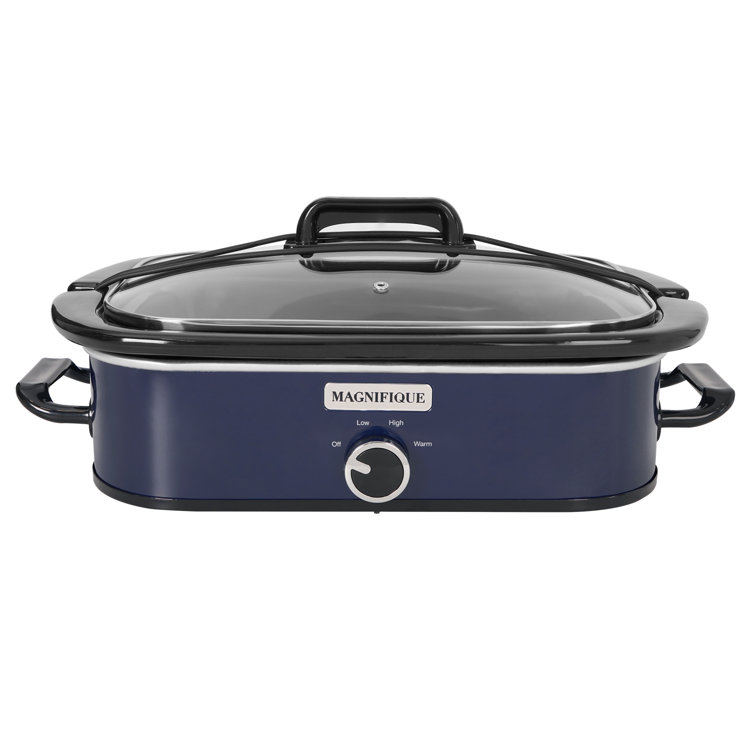 Small Portable Manual Slow Cooker with Ceramic Insert