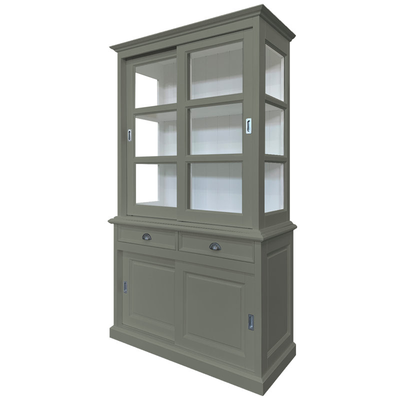 Babetta Display Cabinet, Concrete Grey