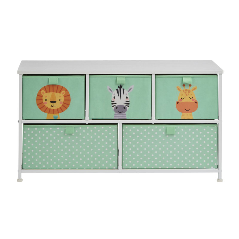Kids 5 Drawer Storage Chest
