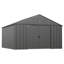 Remise en métal classique, 12 x 12, gris anthracite-119308592-85519960