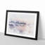 Wintertime At Lake Bled In Slovenia Watercolour - Framed Print-56882336-56882340