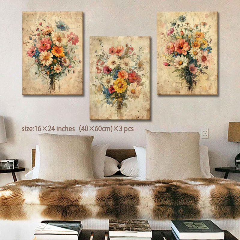 3 Piece Wrapped Canvas Print