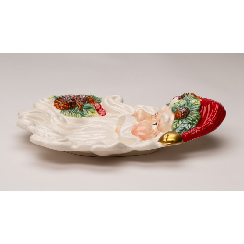Assiette du Père Noël Evergreen Holiday